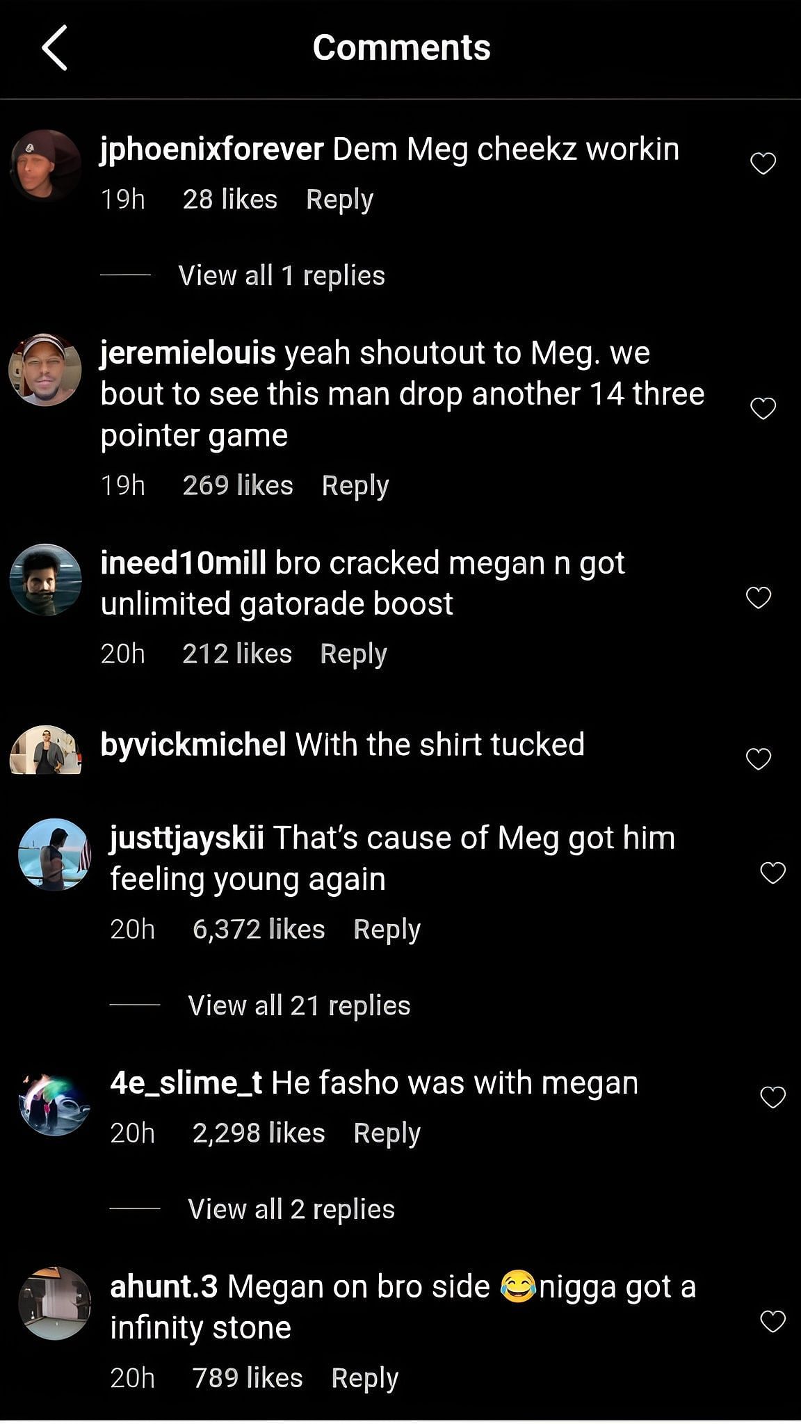 Comments on the post